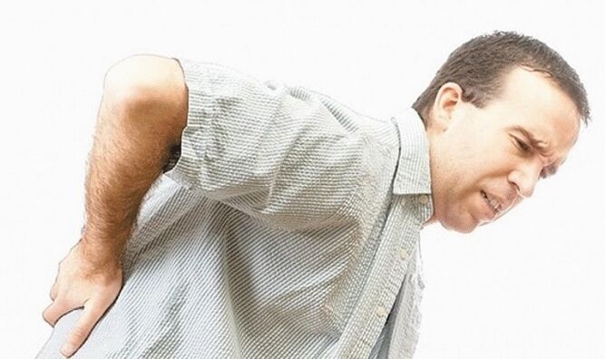 Pian ar ais in osteochondrosis an dromlaigh lumbar